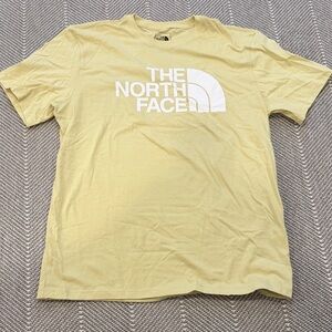 The North Face Men's Pale Yellow Short Sleeve Tee